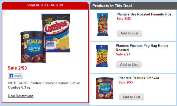 Planters Peanuts Just $1 Each Next Week!