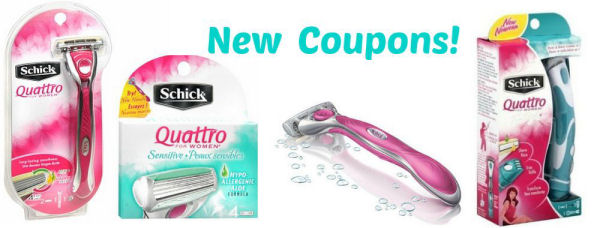 New Schick Quattro for Women Coupons - Razors & Refills!