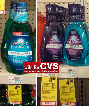 Crest Rinse 99¢ Each