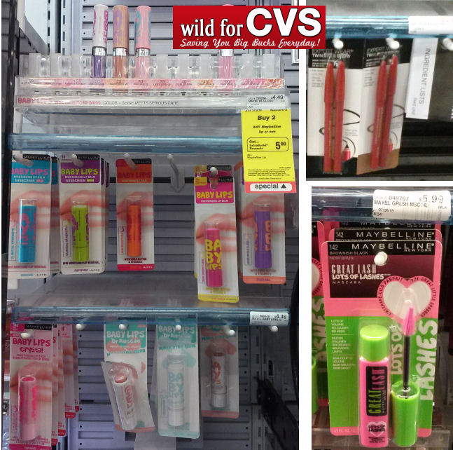 Maybelline Deals As Low As 79¢!