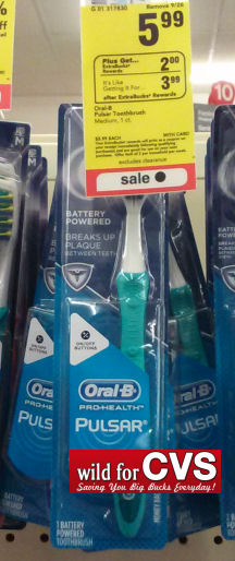 Save 69% on Oral B Pulsar Toothbrushes!