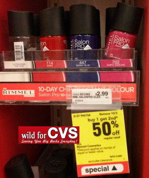 Rimmel Salon Pro Nail Products $1.24 Each!