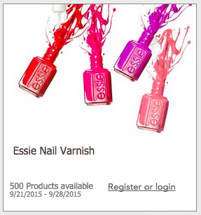 Free Essie Nail Polish