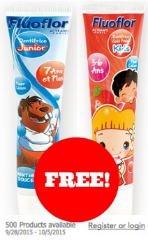 Free Kids Toothpaste