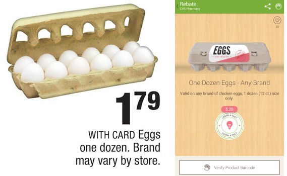 One Dozen Eggs As Low As $1.59!