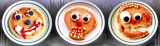 Free Scary Faced Pancake