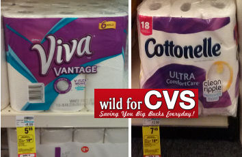 Viva & Cottonelle Starting at $3.29 Per Multipack!