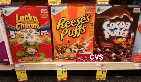 Lucky Charms, Cheerios, Cocoa Puffs & More - $1.49 or Less!