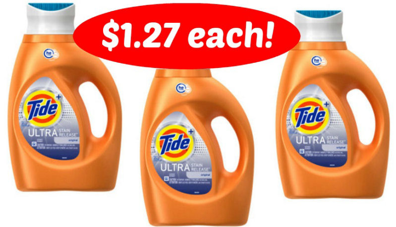 Hurry! Tide $3 Coupon = $1.27 Detergent on 11/1!