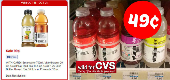 Vitaminwater Just 49¢!