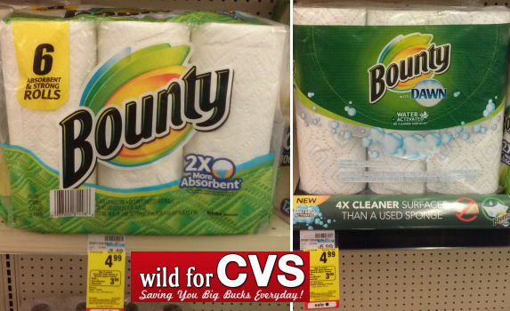 Bounty or Charmin Just $2.99 