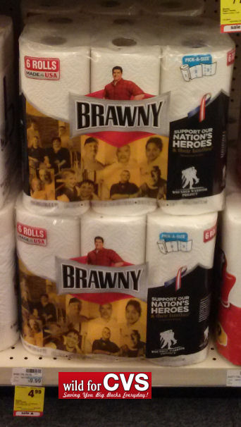 Brawny Paper Towels 63¢ Per Roll