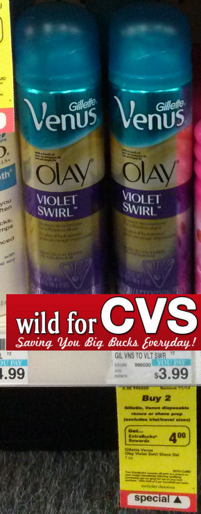 New Gillette Venus Coupons = $1.24 Shave Gel!