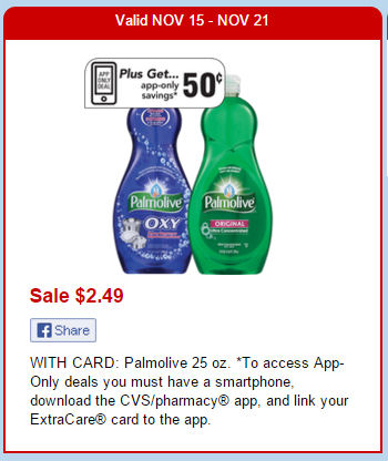 Palmolive cvs deal