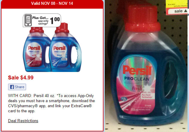 Persil Detergent $2.99