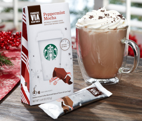 Starbucks Via Peppermint Mocha Latte Coupons