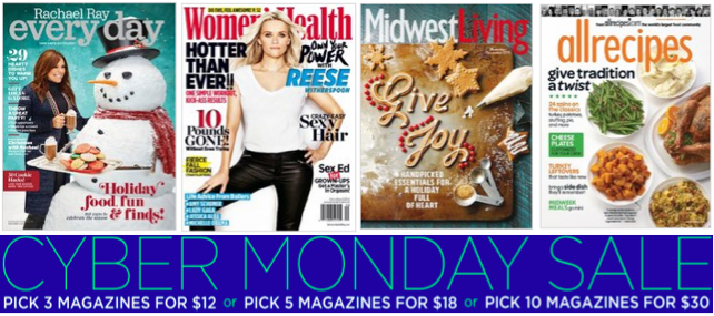 Cyber Monday Magazine Sale