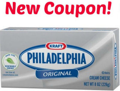 New Philadelphia Cream Cheese Coupon!