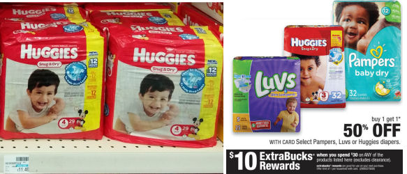 Diapers Starting At $3.80 Per Jumbo Pk!