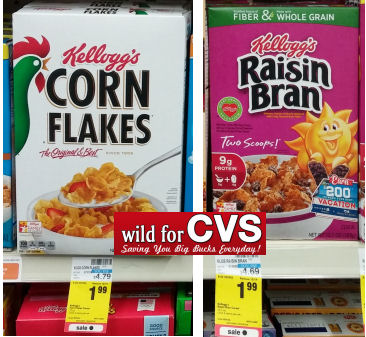 New Checkouts for Kellogg's = $1.24 Per Box!