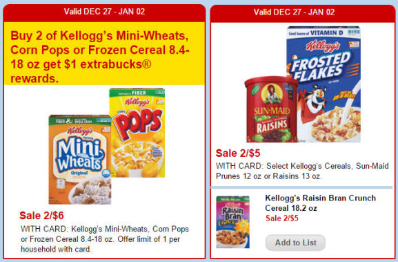 Stacked Deals on Kellogg's Cereal - Just $1.50 Per Box!