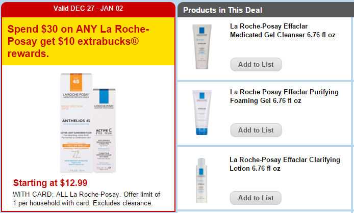 Save 67% on La Roche Posay Cleansers!