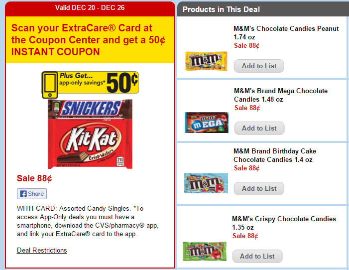 New M&M's B1G1 Coupon To Stack = Just 19¢ Each!