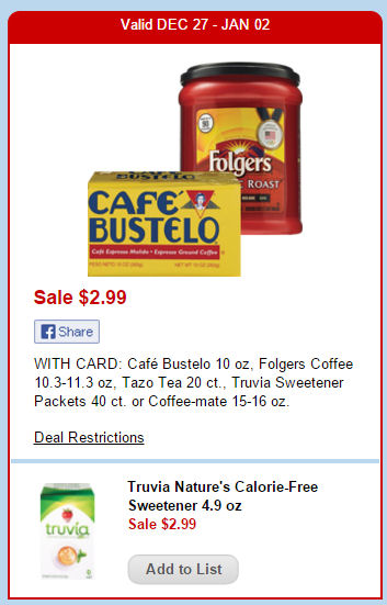 New Truvia Coupon - Grab 40ct Box for $1.49!