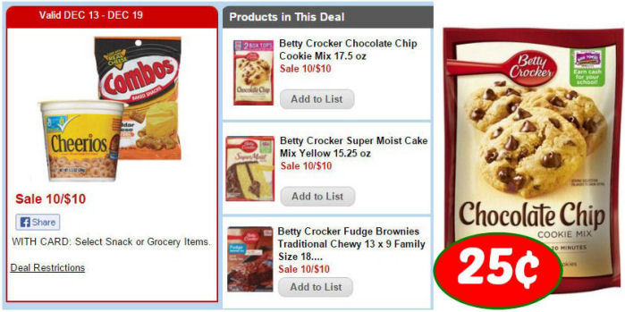 betty crocker cookie deal