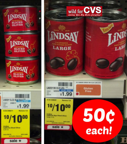 Lindsay Olives Just 50¢ Each!