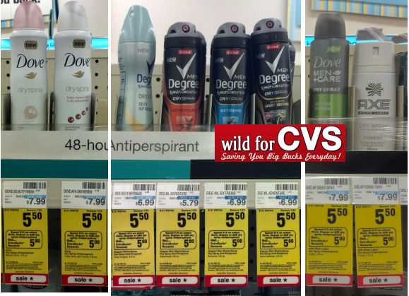 Dry Spray Anti-Perspirants As Low As $2 Each!