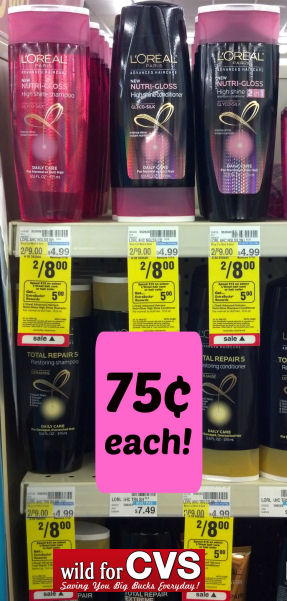 L'Oréal Advanced Hair Care 75¢ Each!