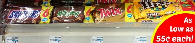 Mars Fun Size 6 Packs As Low As 55¢ Each!