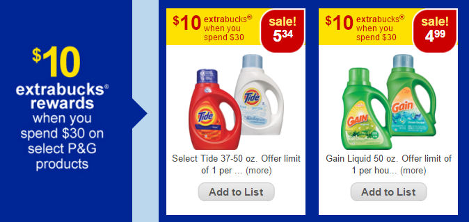 Tide & Gain Detergents As Low As $1.77 Per Bottle!