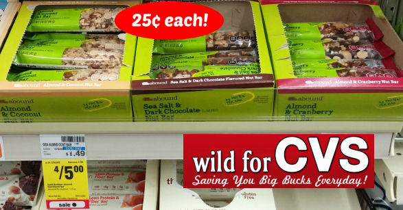 Gold Emblem Abound Nut Bars Just 25¢!