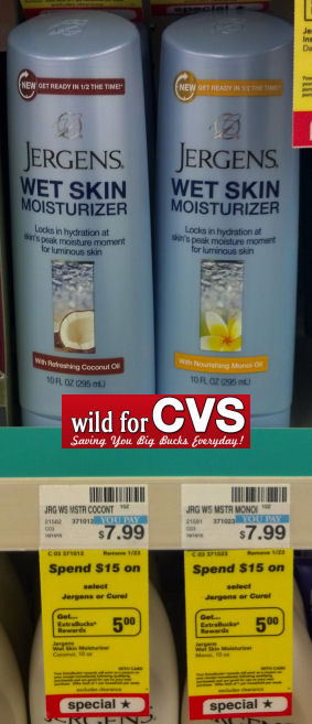 Jergens Wet Skin Moisturizer As Low As $2.49 Each!