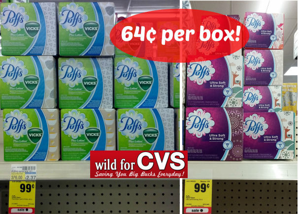 Puffs Facial Tissues Just 64¢!