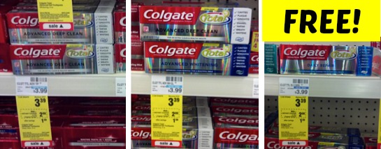 Free Colgate at CVS