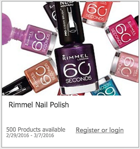 Free Rimmel Nail Polish