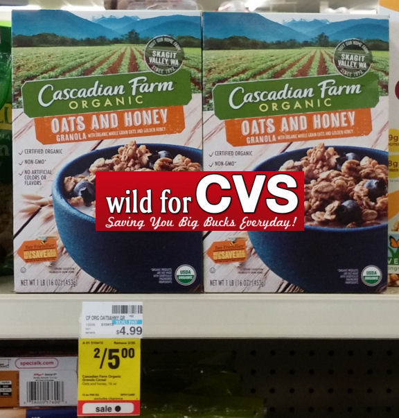 Cascadian Farm Granola Cereal Just $1.50!