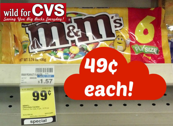 M&M's Fun Size 6Pk Chocolate Candies Just 49¢!