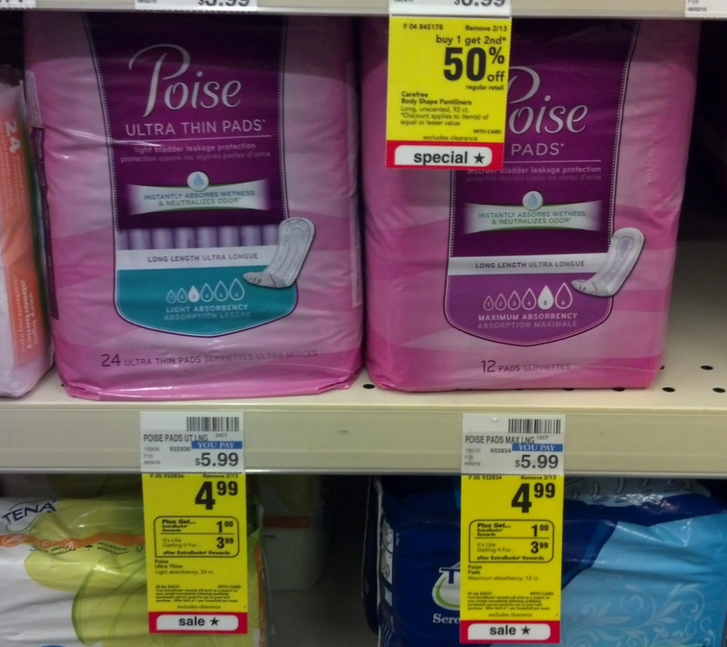 Poise coupons