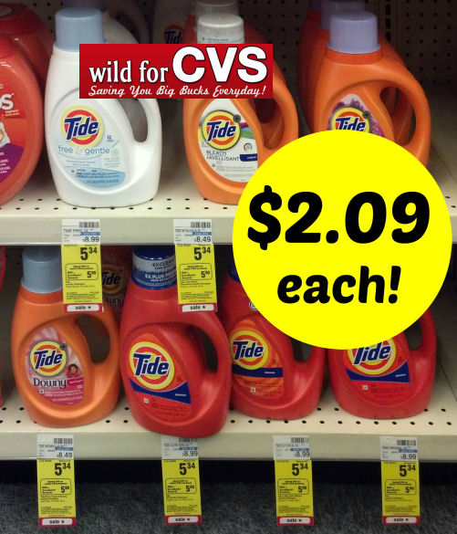 Tide As  Low As $2.09