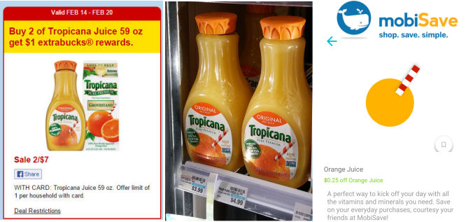 Tropicana Orange Juice $1.88 Each!