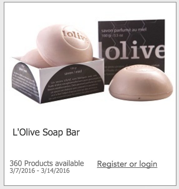 Free L'Olive Soap