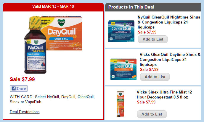 Sinex & Qlearquil 49¢ One Day Only!