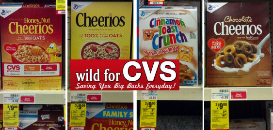 Cheerios, Cinnamon Toast Crunch & More $1.33 Each