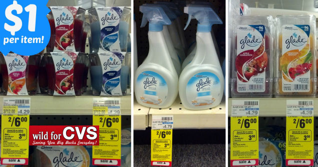 Glade Candles & More $1 Each!