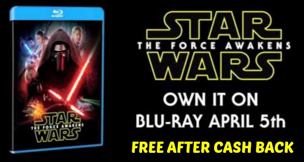 Free StarWars The Force Awakes Blu-ray