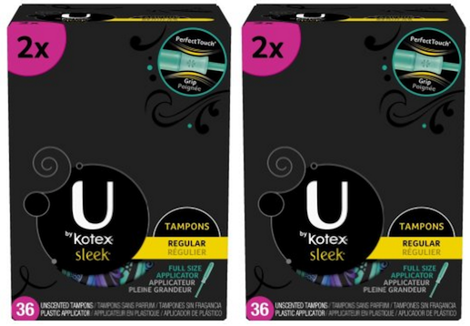 U by Kotex Sleek Tampons